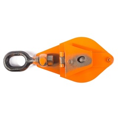 Блок монтажный однорольный с ушком TOR 2 т с откидной щекой (115210)