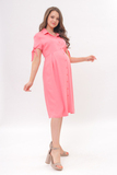 Платье для беременных 16014 розовый