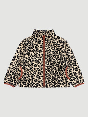Флисовая куртка на молнии Mjölk Леопард