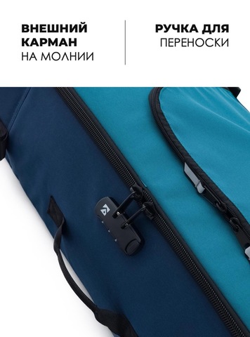 Картинка чехол для горных лыж Kyoto Tanto Roll black 600D - 6