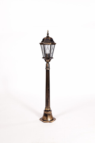 Фонарь уличный ASTORIA 2 91407L Gb Черный с золотой патиной