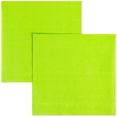 Салфетка светло-зеленая 33см 12шт