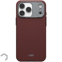 Чехол Uag Fibr Armr Kevlar Case для iPhone 17 Pro Max, Оранжевый/Угольный | Solar Flare/Charcoal