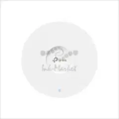 Точка доступа TP-Link Omada AX3000 Dual-Band Ceiling Mount WiFi 6 Access Point (2402 Mbps on 5 GHz t+ 574 Mbps on 2.4 GHz), 1xGigabit PoE+ Port, 802.3at PoE 12V DC / 1.5 A (Power Adapter IS NOT included)