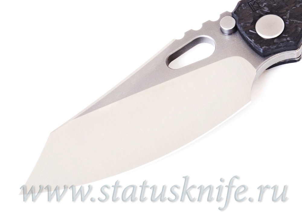 Нож CKF/Rotten Evolution 2.0 (cool CF + dark Ti handle, dark Ti clip & spacer, M390 2-tone satin/stonewash)
