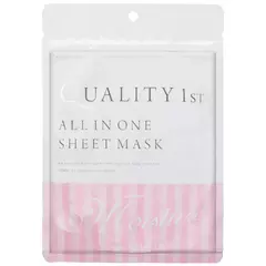 Quality First Тканевая увлажняющая маска для лица Кволити Фест Мойст - All In One Sheet Mask Moist, 7 шт