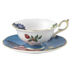 Чайная пара 140мл Wedgwood Сапфировый сад