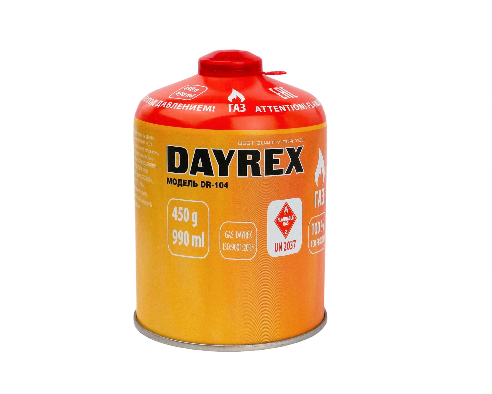 Газовый баллон (картридж) 450г. Dayrex