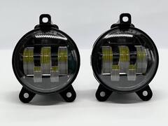 Противотуманные LED фары на Lada Priora 1 50W