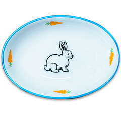 Mr.Kranch миска для грызунов Зайчик 90 мл голубая