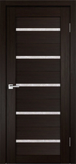 Межкомнатная дверь X-3 / Цвет тон Венге / Остекление "Гранит прозрачный" / Двери Верда