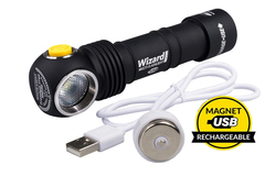 Налобный фонарь Armytek Wizard Pro Magnet USB XHP50 (тёплый свет) + 18650 Li-Ion