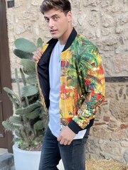 Кожаная куртка (бомбер)