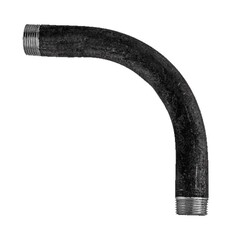 Отвод стальной гнутый 90гр. DN 40 (48,0) из ВГП труб, резьбовой НР 1 1/2