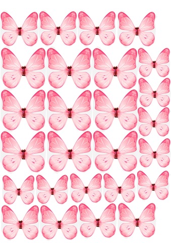 Сахарная картинка Бабочки 29