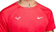 Теннисная футболка Nike Rafa Challenger Dri-Fit Tennis Top - siren red/white