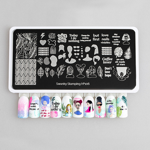 Пластина Swanky Stamping 106