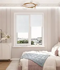 Рулонные шторы Леона Белый