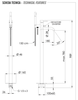 Remer X08RP Смеситель для ванны Remer X Style X08RP, медь брашированная