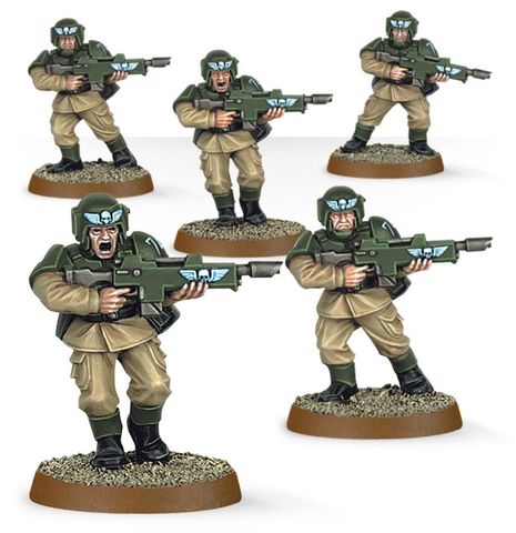 EASY TO BUILD ASTRA MILITARUM CADIANS)