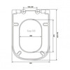 Berges 017003 сиденье для унитаза Gap SO duroplast  микролифт, быстросъём, металл