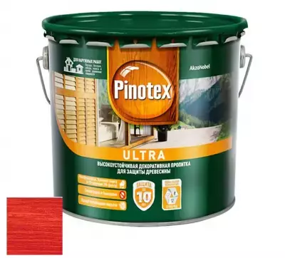 Пропитка декоративная для защиты древесины Pinotex Ultra AWB ...