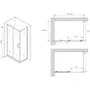 Abber AG30150B5-S70B5 Душевой уголок, 150x70x190
