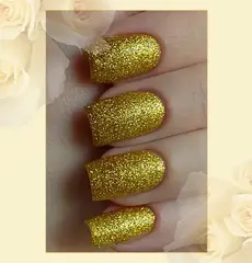 El Corazon Лак Confetti 507a  золотой тёплый