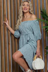 Платье Прекрасный день (голубое) П13337-12М LT Collection