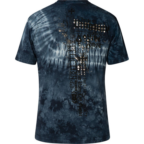 Affliction | Футболка мужская RENEGADE CITY A23546 спина синяя