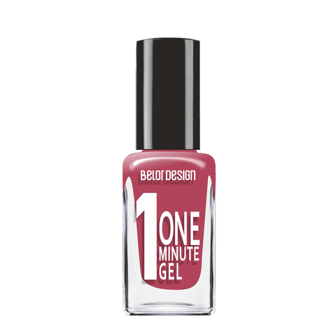 BelorDesign Лак для ногтей One Minute Gel тон 219 гранатовый 10мл