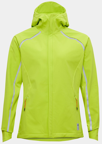 Элитная куртка для лыж и зимнего бега Gri Темп 3.0 мужская лайм