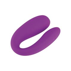 Фиолетовый U-образный вибратор для пар - 