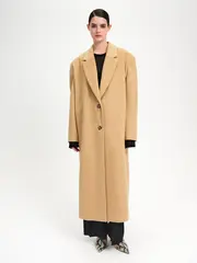 Пальто из шерсти с кашемиром