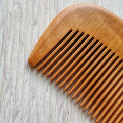 ALMASPA Расческа деревянная с ручкой, 180*55 мм