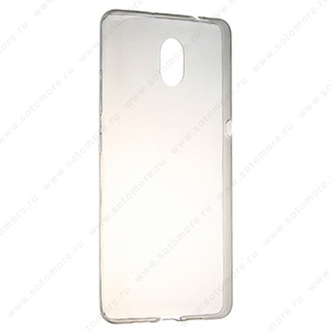 Накладка силиконовая ультра-тонкая для Lenovo Vibe P2 черная (прозрачная)