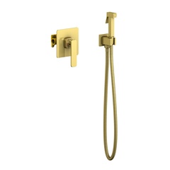 Гигиенический душ встраиваемый золото матовое Timo Torne 4389/17SM фото