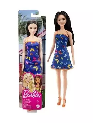 Кукла Barbie в голубом платье