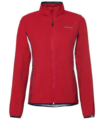 Женская теннисная куртка Head Club Jacket W - red