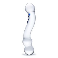 Изогнутый стеклянный стимулятор G-точки Curved G-Spot - 15,2 см. - 