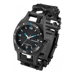 Часы-мультитул Leatherman Tread Tempo LT Black, узкий, 28 функций (832517) цвет чёрный | Multitool-Leatherman.Ru