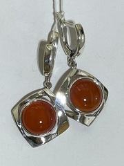 Паола (серьги из серебра)