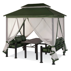 Беседка "Уют" зеленая