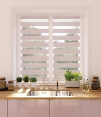 Рулонные шторы День-Ночь Карамель