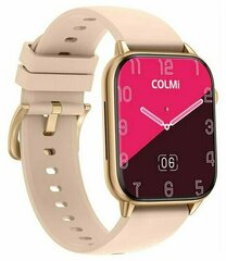 Ecosystem Colmi C60 Gold Frame White Silicone Strap