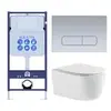Aquatek SET Aquatek ЕВРОПА cmp014 (рама Aquatek Standard INS-0000012, клавиша KDI-0000014, крепеж KKI-0000002+унитаз ЕВРОПА AQ1106-00 с тонким сиденьем sc)