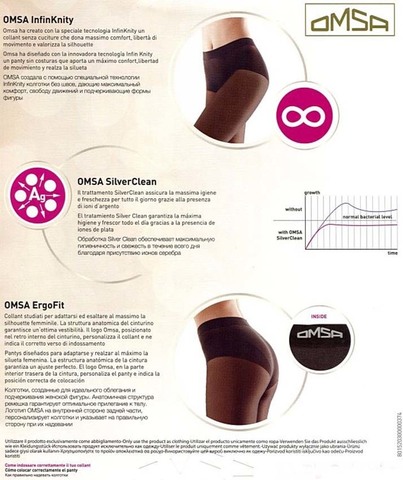 Женские колготки Superlativa 40 Omsa