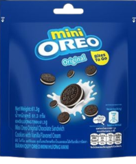 Печенье Oreo Mini Vanilla Cream с ванильным кремом