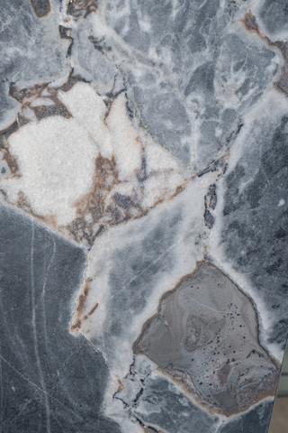 Зеркало фигурное 120х120х4.8см Garda Decor с мрамором