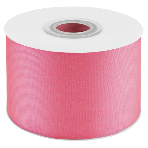 Лента Атласная (5см*22,85м) Ярко-розовый